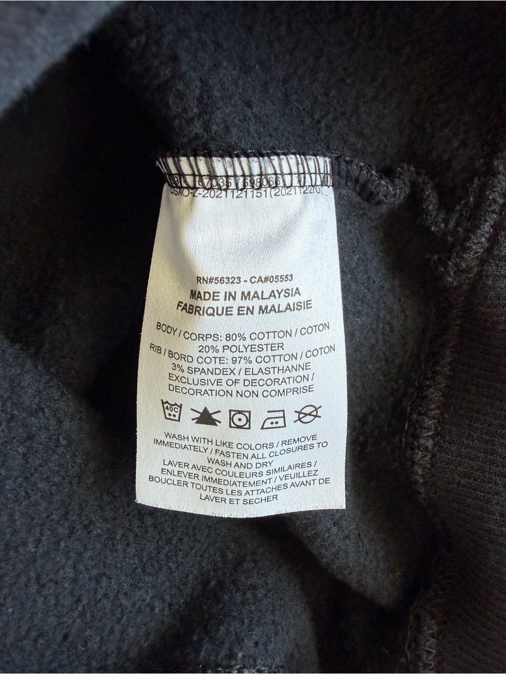 Nike Phoenix Fleece Oversized 1/4-Zip Sweatshirt Black Size Small EUC - Picture 7 of 7